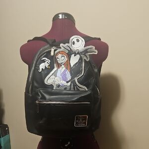 Nightmare Before Christmas Black Mini Backpack